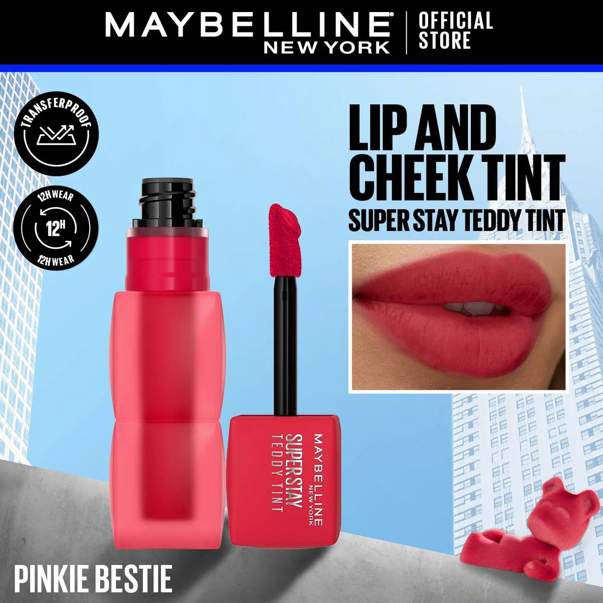 MAYBELLINE SUPER STAY TEDDY TINT LIP GLOSS 65 5MLÂ Â 