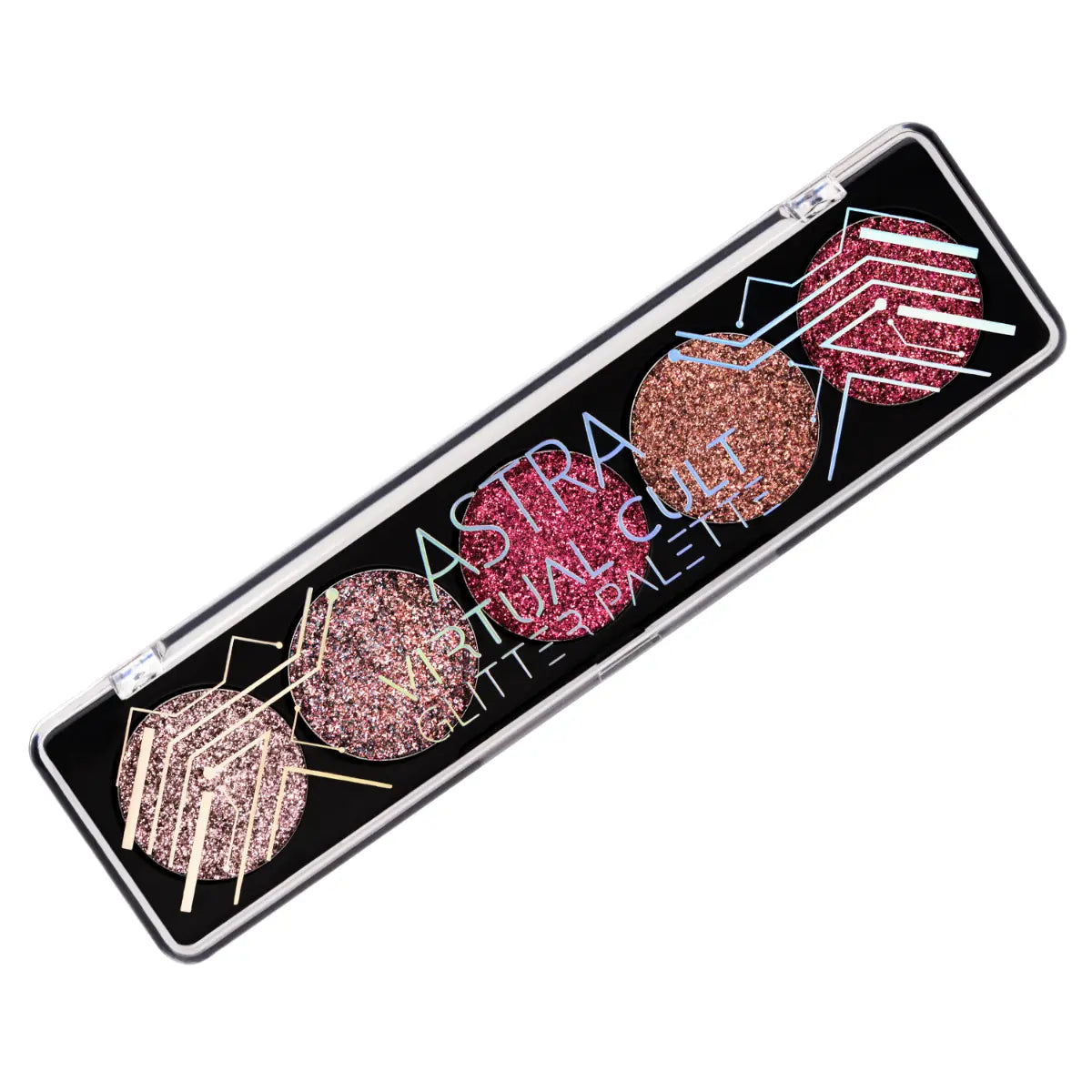 ASTRA VIRTUAL CULT GLITTER PALETTE EYE SHADOW KIT 02 4GM
