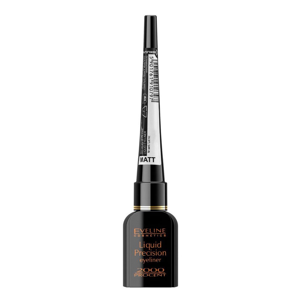 Eveline Precision Liquid Eye Liner Black Matte 3.5Ml