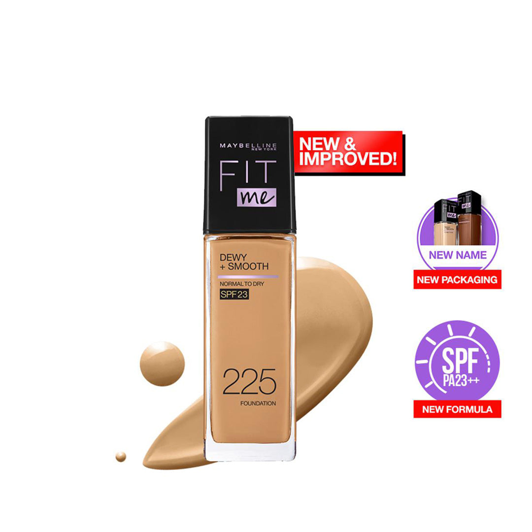 Maybelline Fit Me Dewy Smooth Foundation 225 30Ml