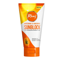 Rivaj Whitening & Vanishing Sun Block Spf60 100Ml