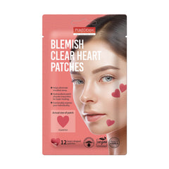 Purederm Blemish Clear Heart Patches Ads823 12 Patchs