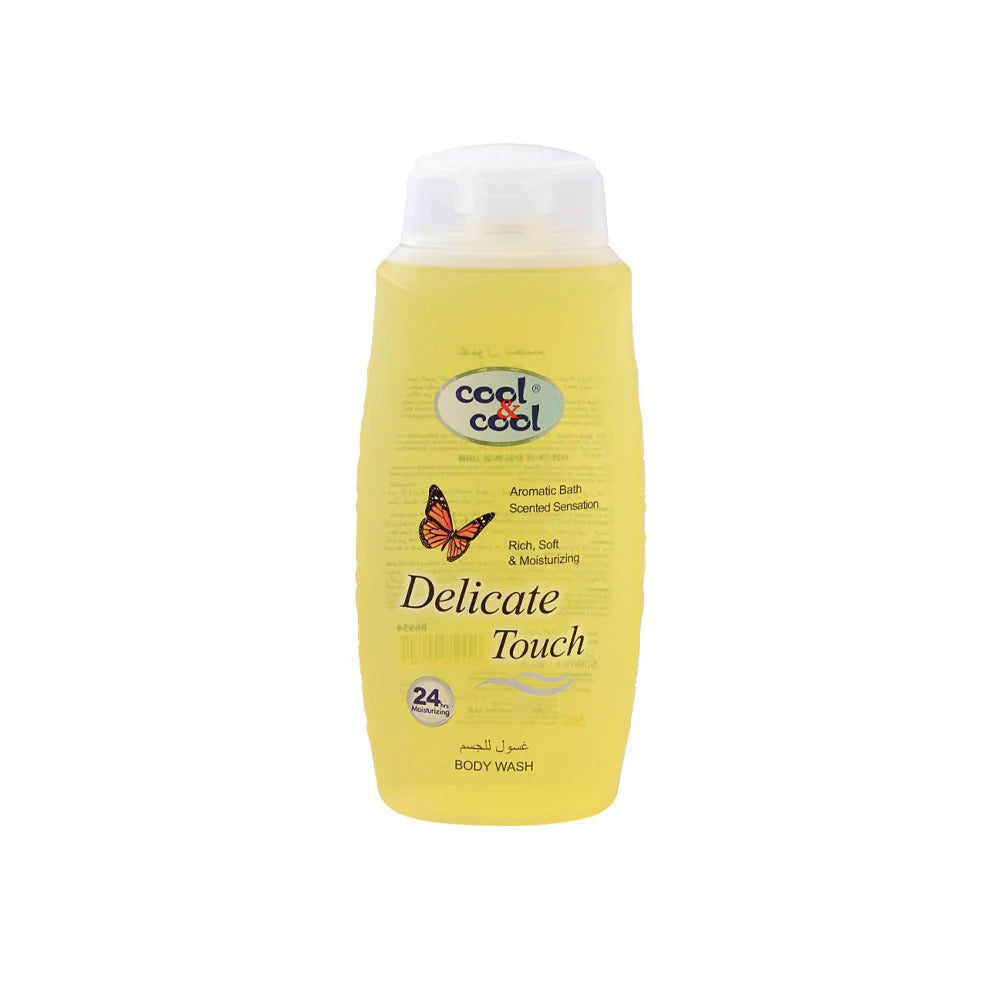 COOL & COOL DELICATE TOUCH BODY WASH 500ML  