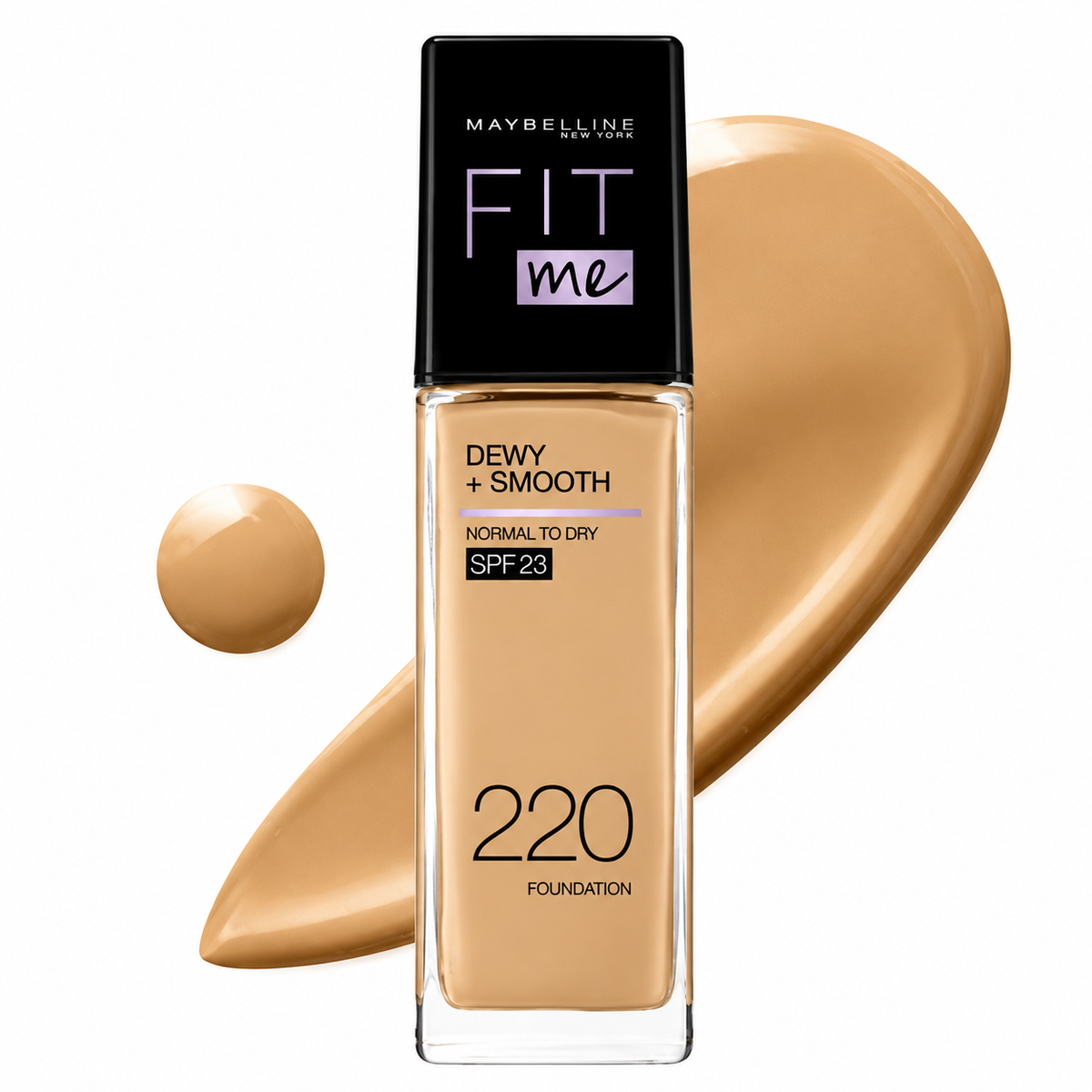 Maybelline Fit Me Dewy Smooth Foundation 220 30Ml