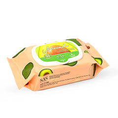 SAS AVOCADO MAKEUP REMOVING WIPES 30 PCS