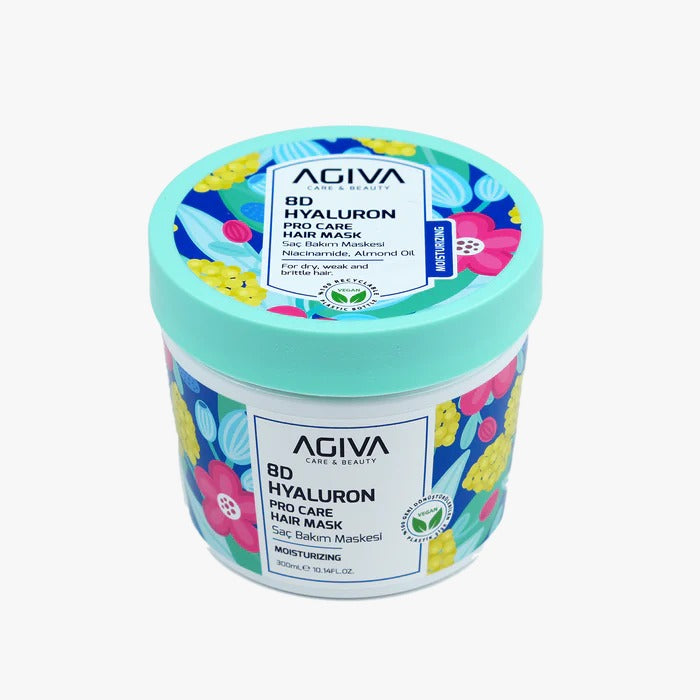 AGIVA 8D HYOLURON PRO CARE HAIR MASK 300ML  