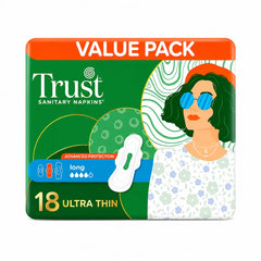 TRUST MAXI THICK NAPKIN LONG 18PCS