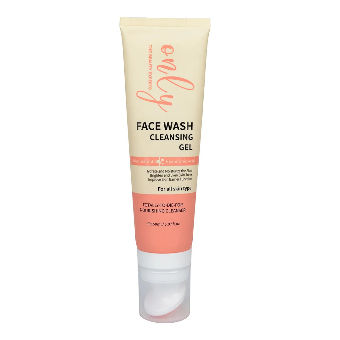 ONLY AURA Niacinamide Hyaluronic Acid Face Wash 150ml