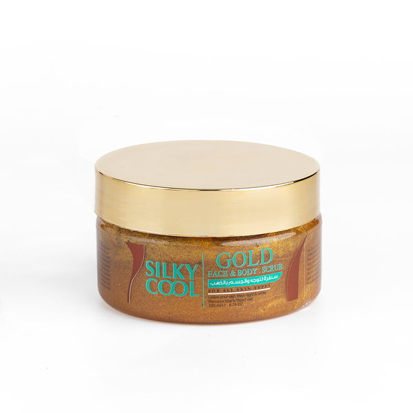 Silky Cool Gold Facial Scrub 140Ml