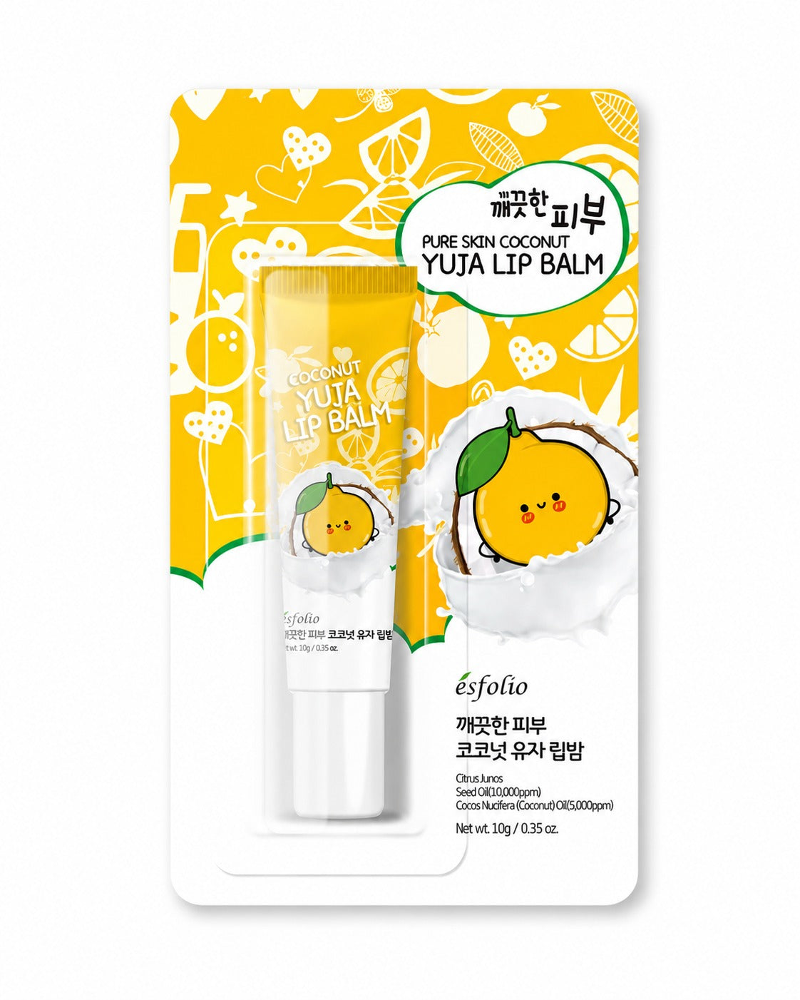 Esfolio Pure Skin Yuja Lip Balm 10gm