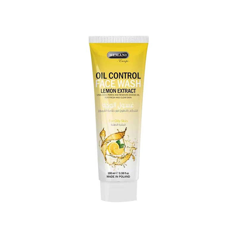 Hemani Oil Control Lemon Facewash 100Ml
