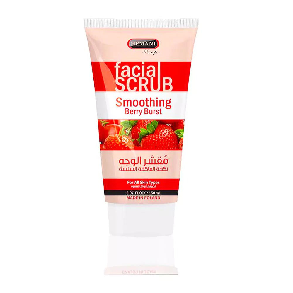 Hemani Smoothing Berry Burst Facial Scrub 150Ml