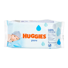 HUGGIES PURE BABY WIPES 56PCS