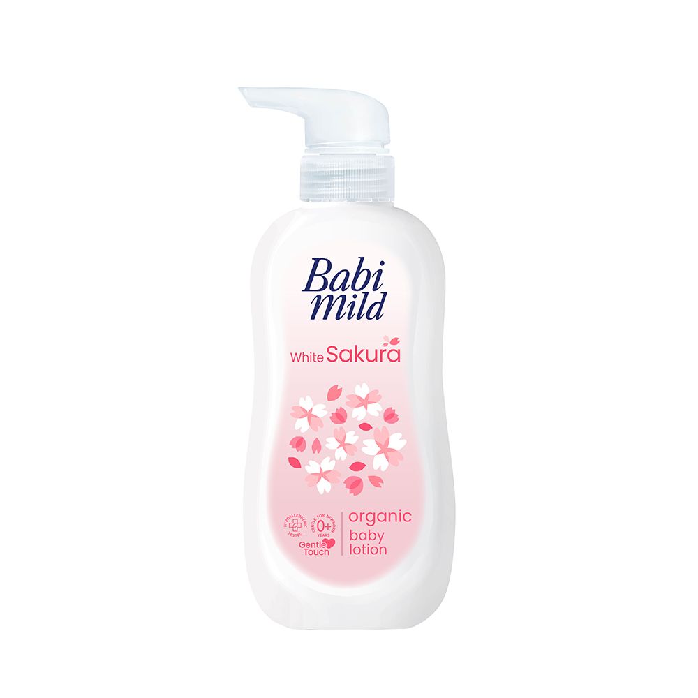 BABI MILD WHITE SAKURA BABY LOTION 400ML