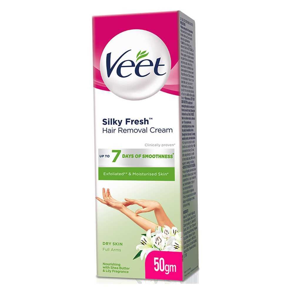 VEET SILK & FRESH DRY SKIN HAIR REMOVAL CREAM 50GM