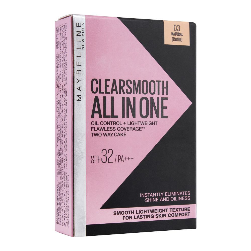 Maybelline Clear Smooth Cake Face Powder Beige 02 9Gm