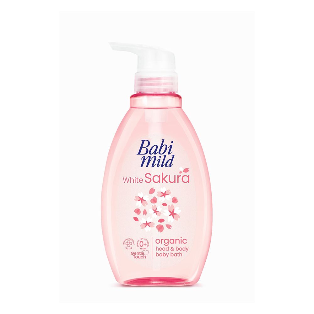 BABI MILD WHITE SAKURA BABY BATH 380ML