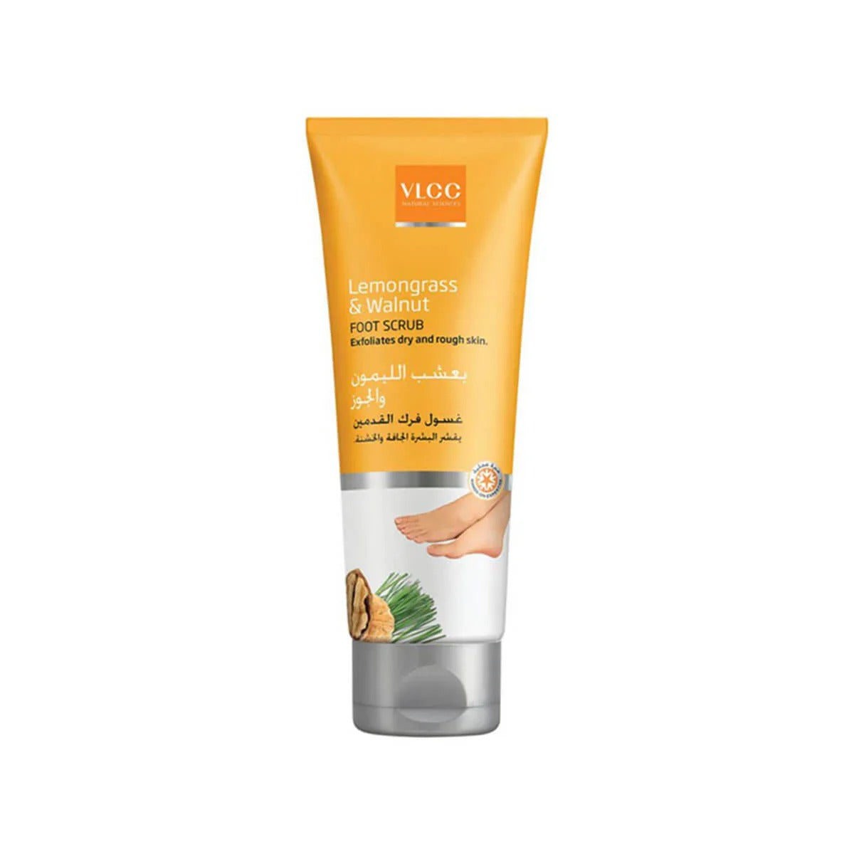 Vlcc Lemongrass & Walnut Footscrub 100Ml
