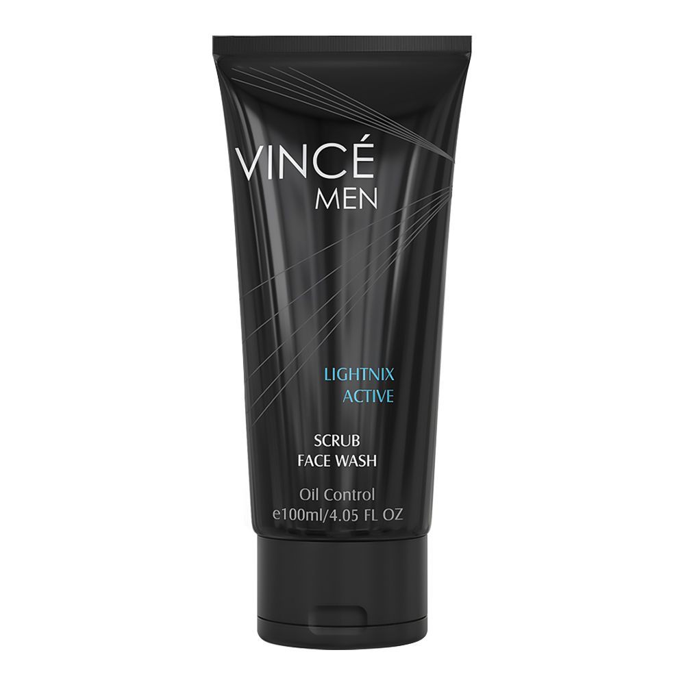 VINCE MEN OIL CONTROL SCRUB FACE WASH 100ML