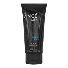 VINCE MEN OIL CONTROL SCRUB FACE WASH 100ML