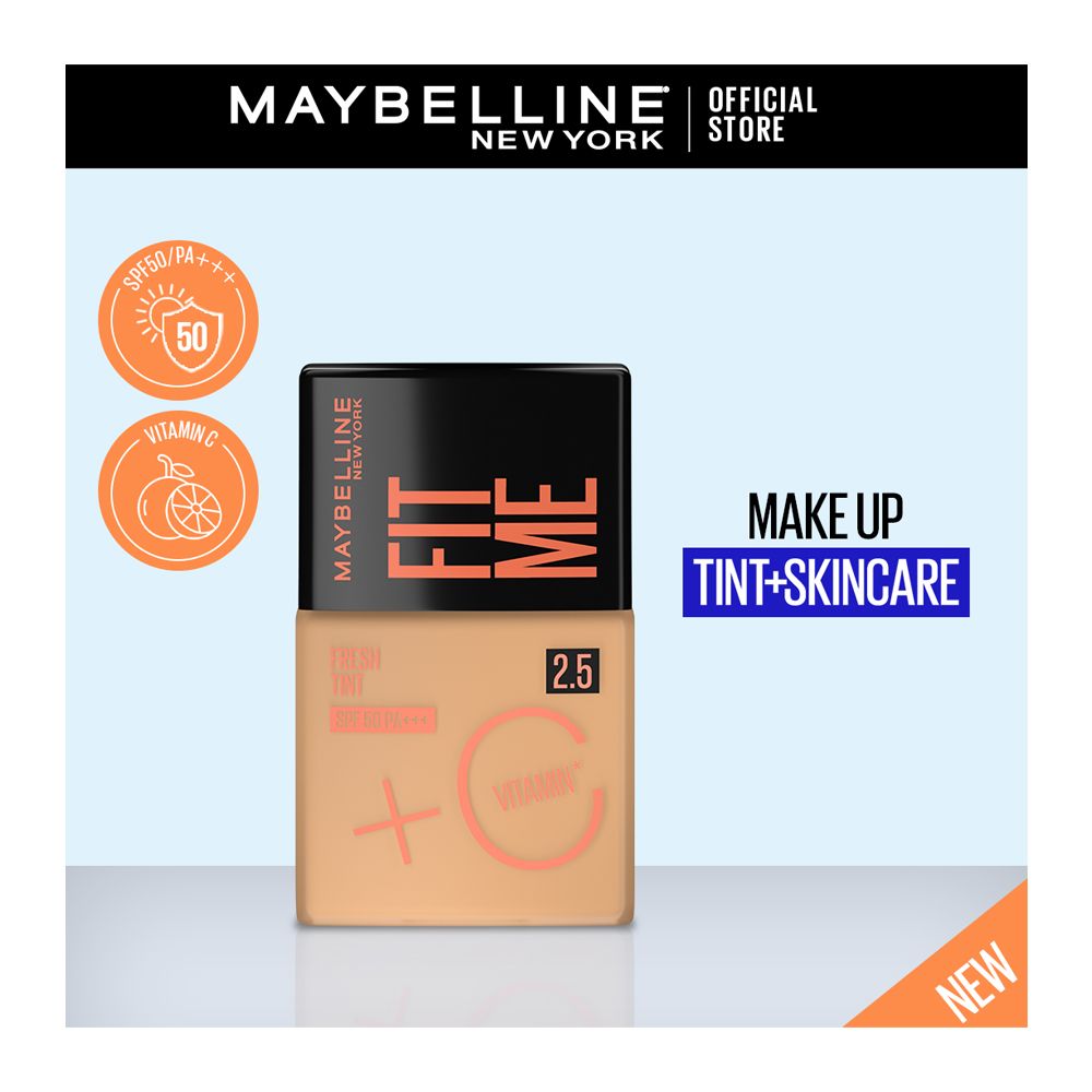 Maybelline Fit Me Fresh Tint Foundation 2.5 30Ml