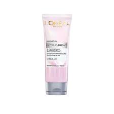 Loreal Glycolic Bright Cleanser Faical Foam 100Ml