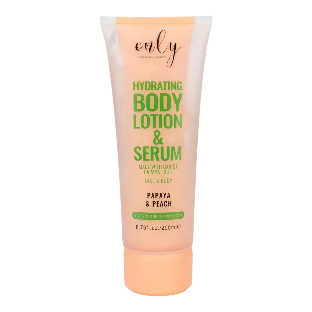 ONLY AURA Hydrating Papaya & Peach Body Lotion & Serum 200ml
