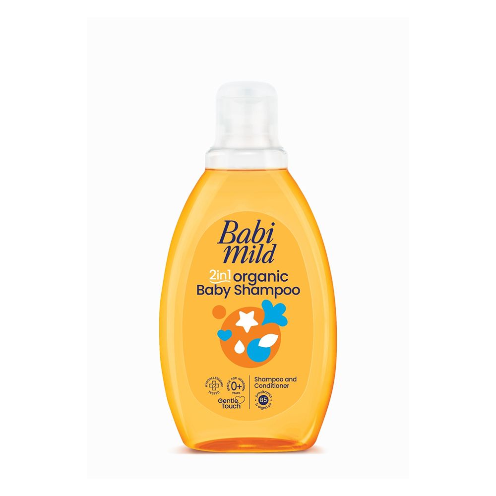 BABI MILD 2IN1 ORGANIC(GOLD) BABY SHAMPOO 200ML
