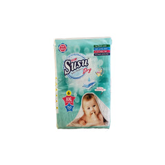 Susu Dry Baby Diaper Small 50 Pcs