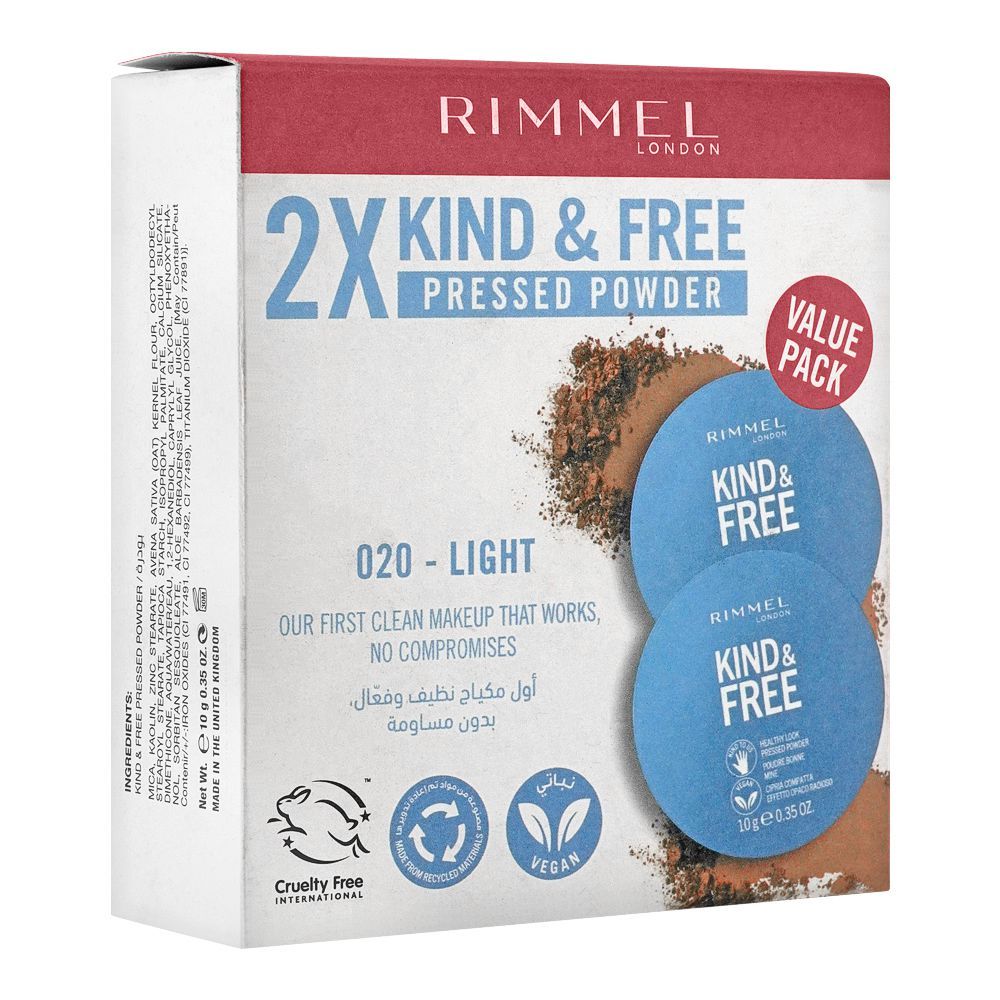 Rimmel Kind & Free Pressed Face Powder 01 10Gm