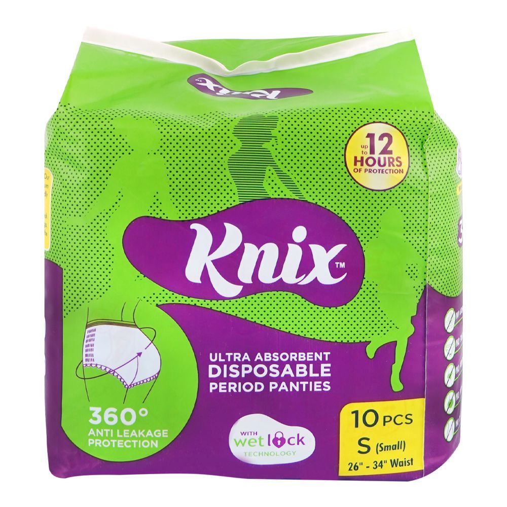 KNIX DISPOSABLE PERIOD PANTIES NAPKIN SMALL 10PCS  