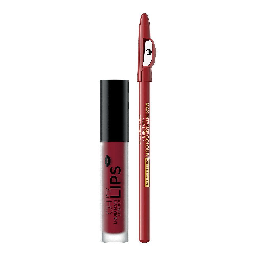 Eveline Oh My Lips Matte Liquid Lipstick 01 4.5Ml