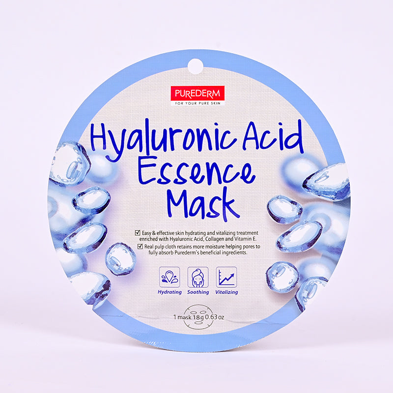 PUREDERM HYALURONIC ACID ESSENCE FACE MASK ADS814 18GM 1PCS