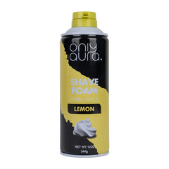 ONLY AURA Lemon Shaving Foam 344gm