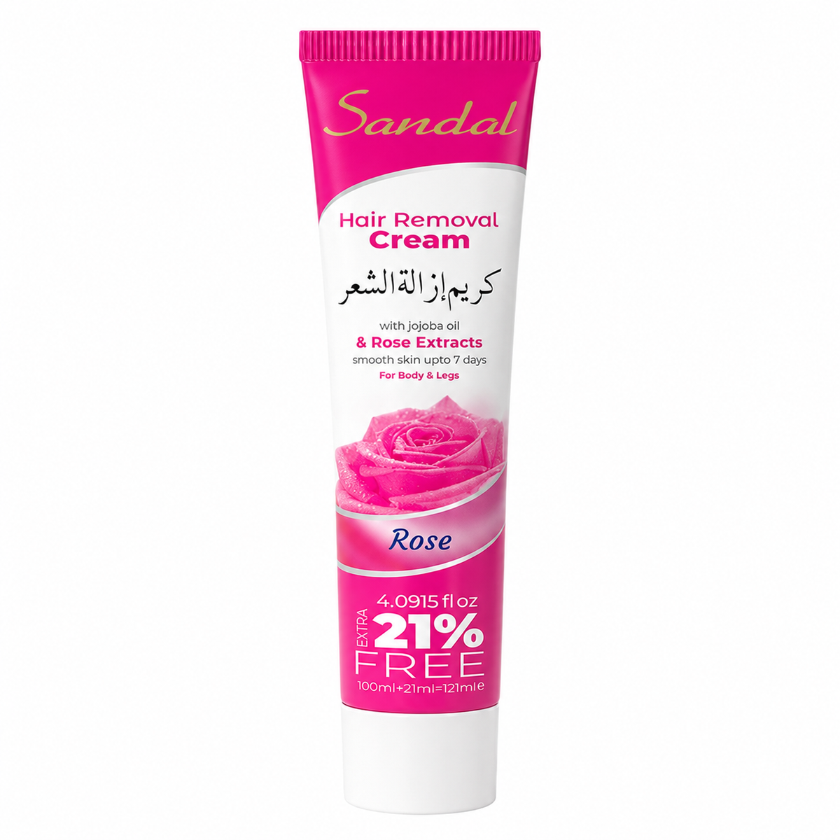 SANDAL ROSE TUBE HAIR REMOVALCREAM 100ML