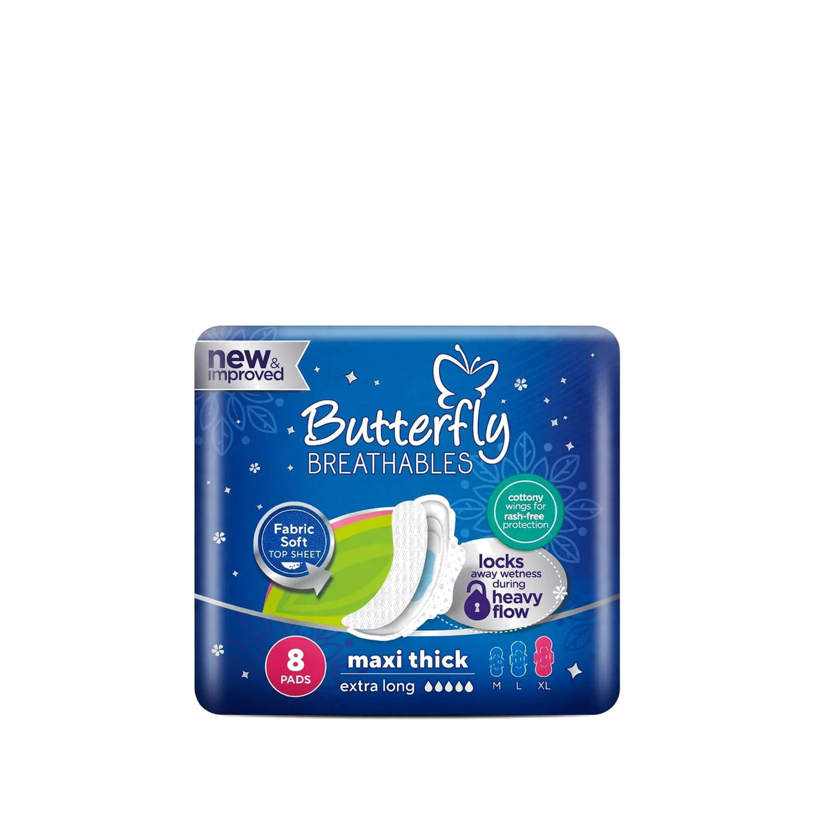 Butterfly Maxi Thick Napkin XLarge 8pcs
