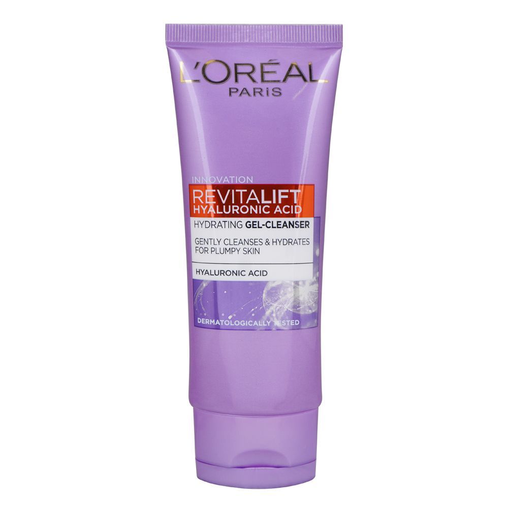 Loreal Revitalift Hyaluronic Acid Gel Facial Cleanser 100Ml