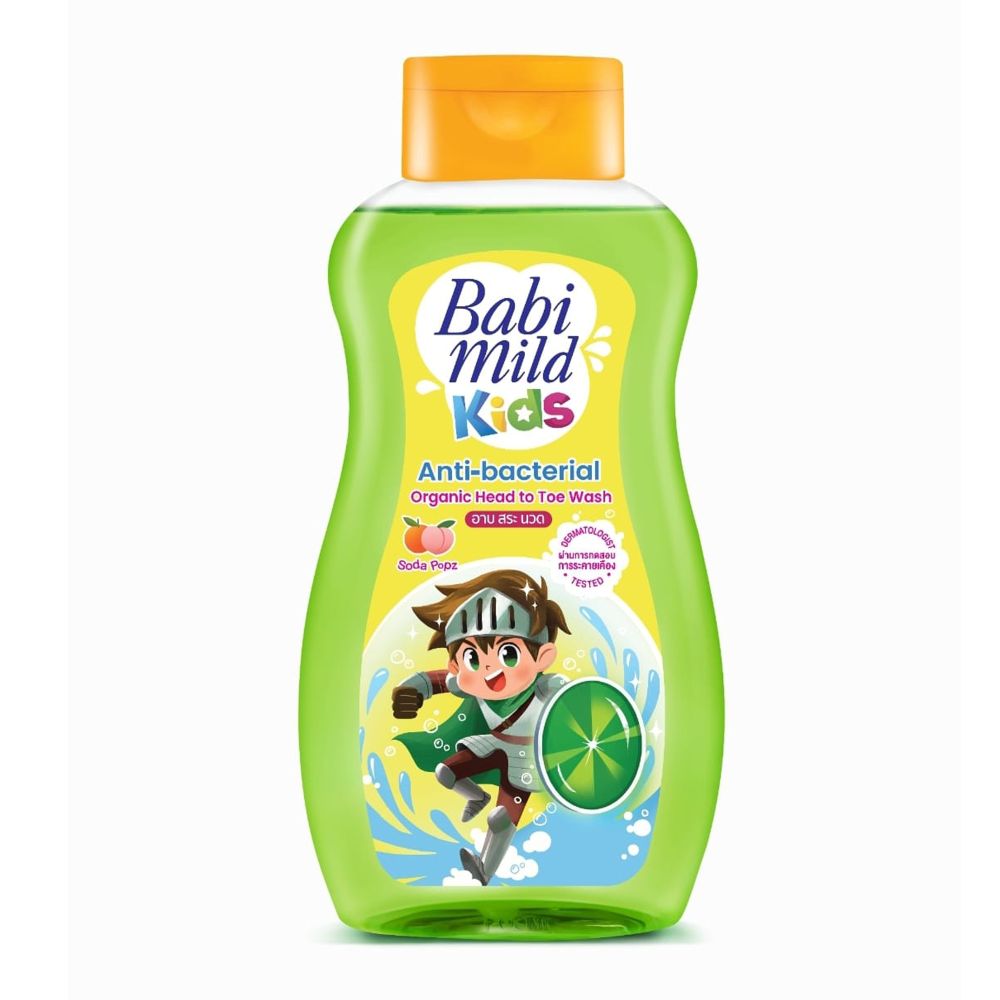 BABI MILD KIDS HEAD TO TOE BATH SODA POPZ 190ML