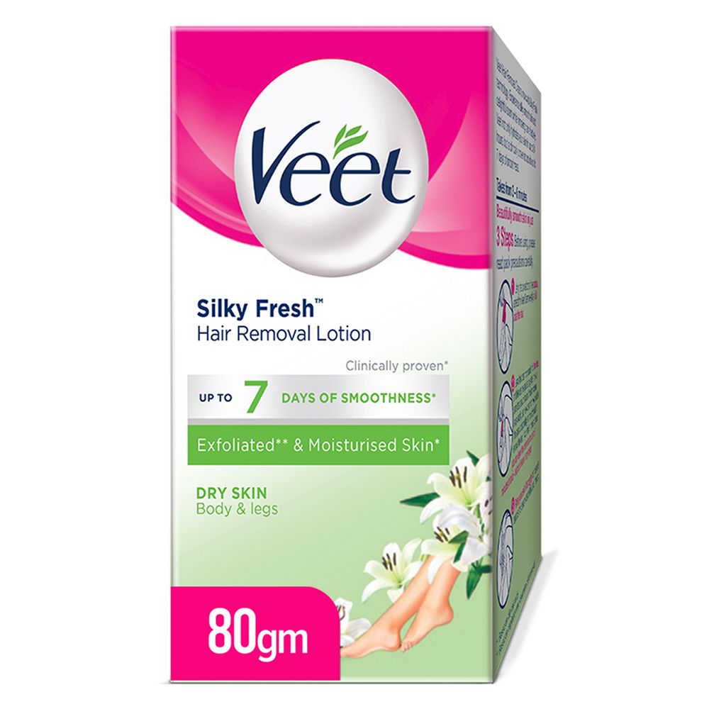 VEET DRY SKIN HAIR REMOVING LOTION 80GM