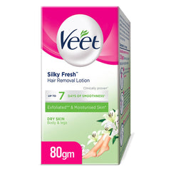 VEET DRY SKIN HAIR REMOVING LOTION 80GM