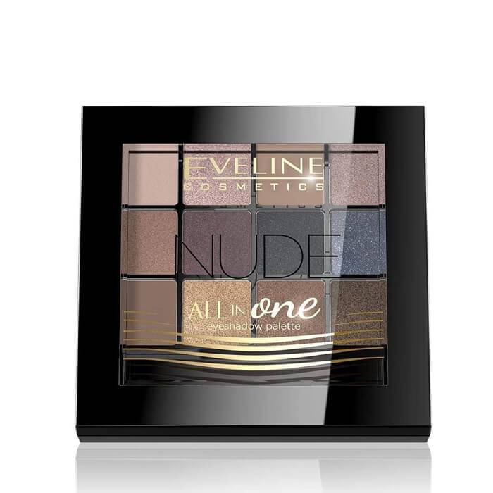 Eveline Palette Nude Eye Shadow Kit 01 12Gm