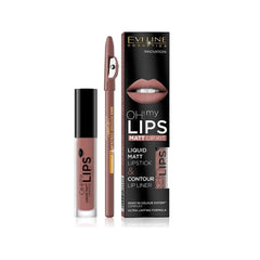 Eveline Oh My Lips Matte Liquid Lipstick 02 4.5Ml