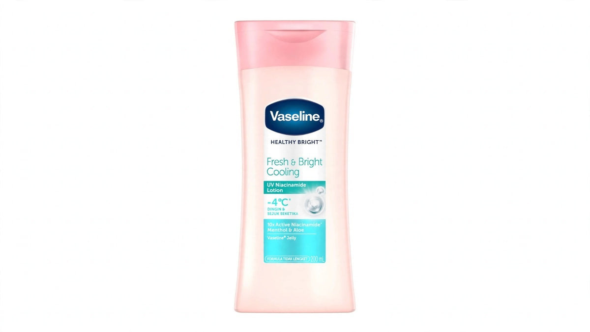 VASELINE FRESH & BRIGHT COOLING BODY LOTION 200ML