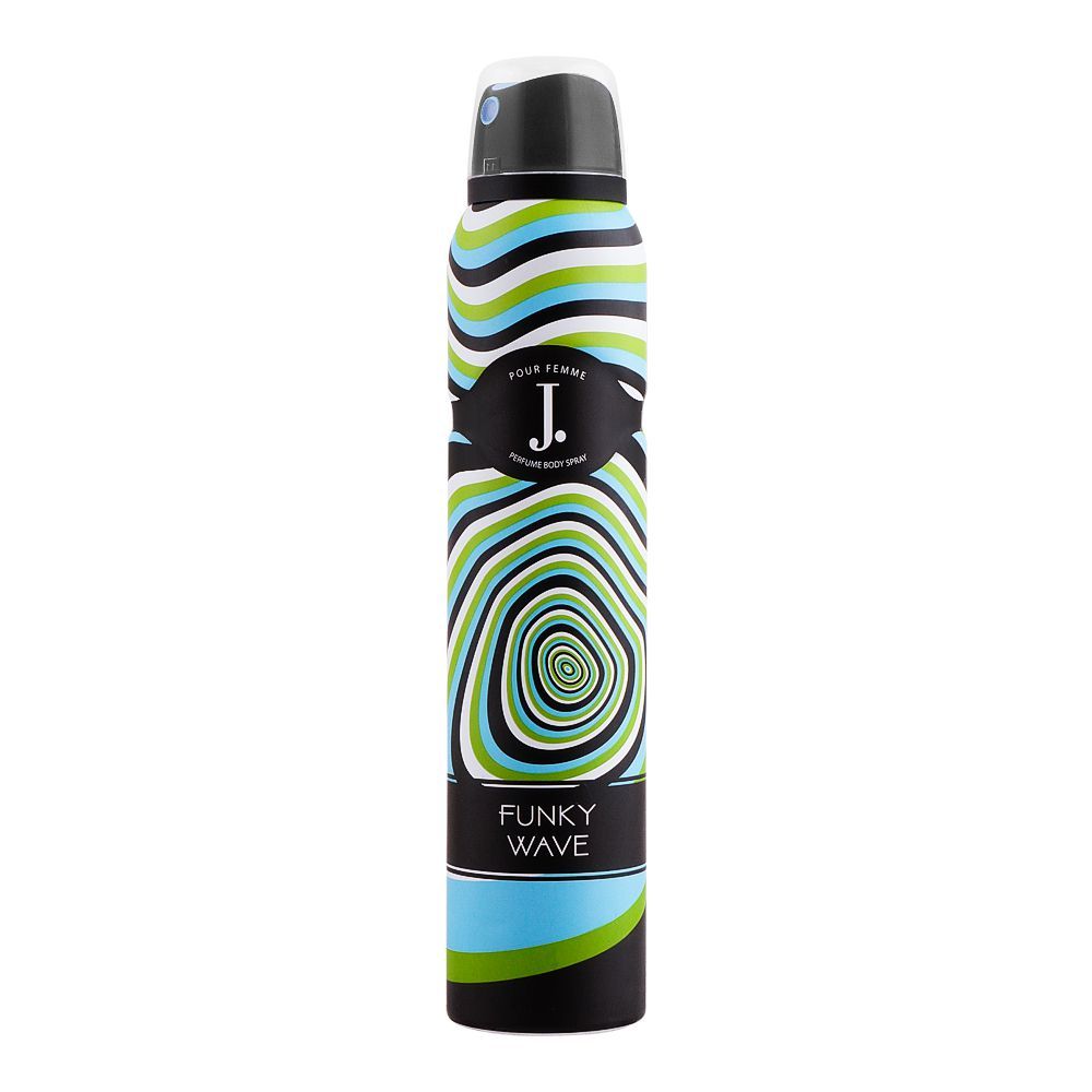 J. JUNAID JAMSHED FUNKY WAVE WOMEN BODY SPRAY 200ML