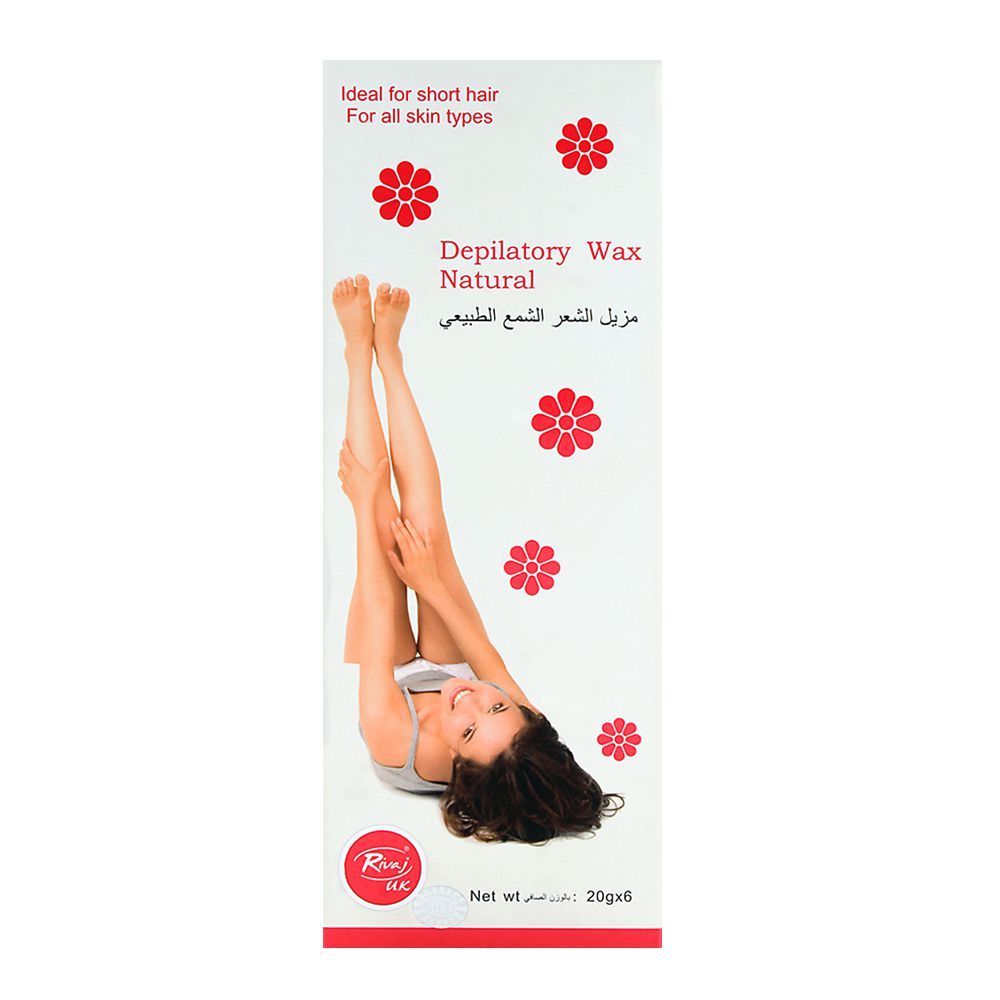 RIVAJ HAIR NO MORE BODY WAX STRIPS 20PCS