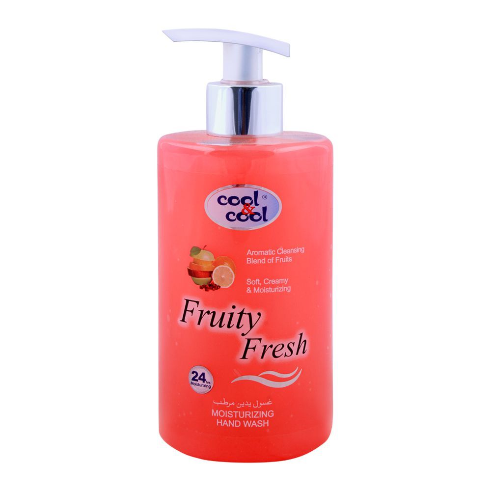 COOL & COOL FRUITY FRESH HAND WASH PUMP 500ML  
