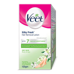 VEET DRY SKIN HAIR REMOVING LOTION 120GM