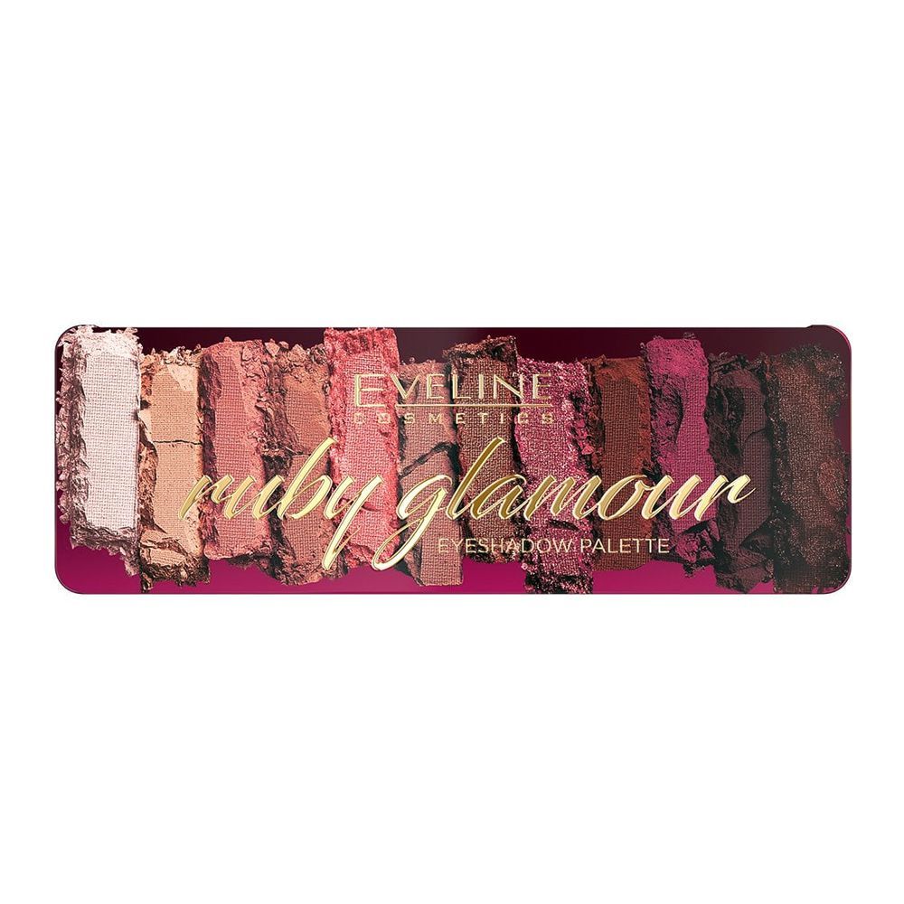 Eveline Palette Ruby Glamour Eye Shadow Kit 12Gm