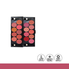 Glamorous Baked & Matte Blush On Kit 9+9 Colors 120Gm