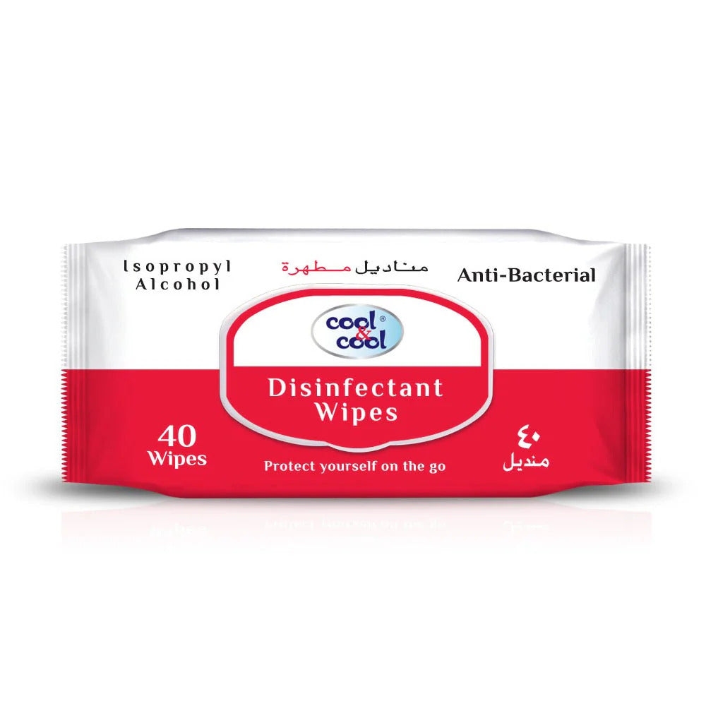 COOL & COOL DISINFECTANT WIPESD-4835 40PCS